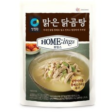 데일즈기획 대상 청정원 호밍스 맑은 닭곰탕, 450g, 3개