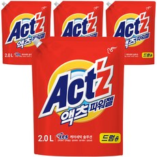 액츠 파워젤 드럼용, 2L, 4개