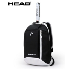 헤드 HEAD 스쿼시 테니스 배드민턴 라켓 백팩 다기능 가방, 검은 색