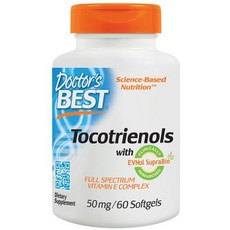 Doctor's Best 토코트리에놀 50mg 소프트젤, 60개입, 1개, 60정