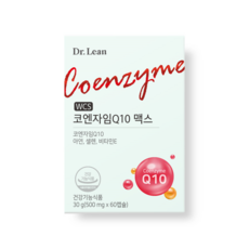 닥터린 WCS 코엔자임 Q10 맥스 30g, 60정, 1개, 60정