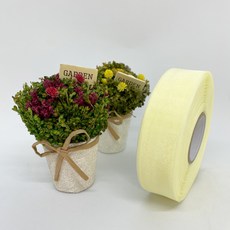 포장 리본 끈 제이제이리본 무지오간디D 15mm 25mm 40mm 28컬러 ( 길이 45M ) 공단리본, OD5