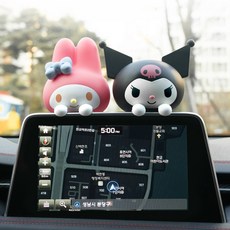산리오 모니터걸이 방향제 본품+리필 모니터 방향제 귀여운 미니 피규어 차량용 방향제 사무실 향기 쿠로미 마이멜로디, 산리오모니터방향제_마이멜로디