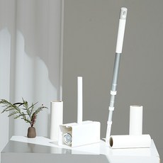 니토리 사선컷팅 테이프 클리너 리필 3개 + 거치대 3단 롱 핸들 세트, 1세트