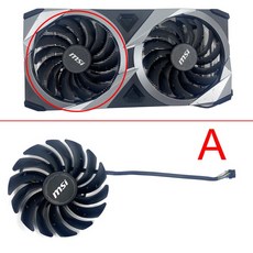 MSI Radeon RX 6700 XT Mech 2X RX6600 XT RTX3060 3080 3070 VENTUS 95MM 4PIN PLD10010S12HH GPU 그래픽 카드, 1.A