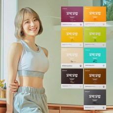 비브리브 꼬박꼬밥 식사대용 단백질 쉐이크 40g 7개, 녹차