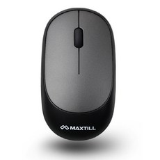 맥스틸 GM 무선 블루투스 무소음 마우스, GM-BM101B, 블랙