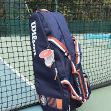 WILSON 윌슨 롤랑가로스 테니스 라켓 가방 백팩 숄더백 6팩 스포츠 운동 멀티백 프랑스오픈 윔블던 투어백, 단일