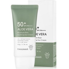 알로에베라 모이스처 선크림 SPF50+ PA++++, 50g, 1개