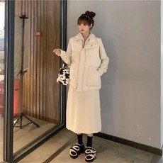 블링앤수 시크한 여성 기본핏 패딩 IZZ067