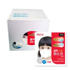 블루 본 블루본투디(KF80)(소형)(백색), 1개입, 50매, 백색