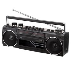 브리츠 카세트플레이어 블루투스 스피커 라디오 MP3, BA-TAP1, 블랙