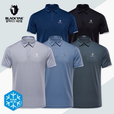 블랙야크 남성 여름 데일리 반팔 카라 티셔츠 M 아이스 에코 폴로 티 S 1BYTSM3004 냉감 베이직 캐쥬얼 등산 빅사이즈 상의