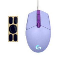 로지텍 G102 2세대 LIGHTSYNC 게이밍 유선 마우스 MU0054 + 마우스 피트, 라일락(마우스)