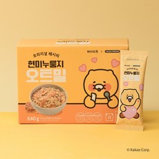 [헤이오트X카카오프렌즈] 현미 누룽지 오트밀 640g (32gx20봉), 현미누룽지 오트밀 1개, 1개