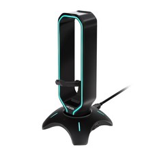 앱코 HACKER 게이밍 헤드셋 거치대 HR500, 스카이블루