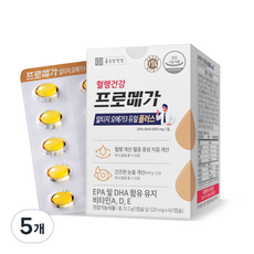 종근당건강 프로메가 알티지 오메가3 플러스, 60정, 5개