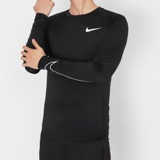 나이키프로 헬스복 쫄쫄이긴팔 드라이 타이츠 탑