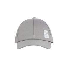 톰브라운 명품진저샵톰브라운 코튼 트윌 베이스볼 캡 메드그레이 MHC328A03788 035