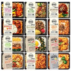 [디케이즈] 아워홈 온더고 식사대용 냉동도시락 12종 세트. 각1개씩 한끼, 1개