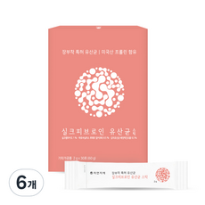 자연지애 실크피브로인 유산균 스틱 30p, 6개, 60g