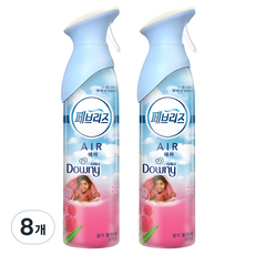페브리즈 에어 다우니향 실내 탈취제 본품, 275g, 8개