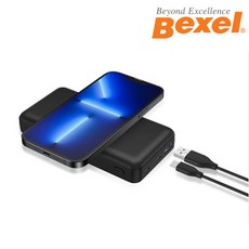 벡셀 고속무선충전 보조배터리 20000mAh BPB-200BK
