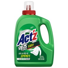 액츠 퍼펙트 딥클린 액상세제 본품, 3.5L, 1개