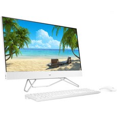 HP All in One 일체형PC Starry White 27-cb1003KR (라이젠7-5825U 68cm WIN11 Home RAM 8GB NVMe 256GB), 기본형