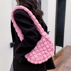 은꽃밴드 초경량 구름 가방 패딩 숄더 백