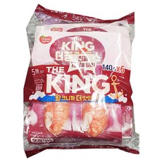 동원 더킹 크랩스 140G X 6 대용량 통통한스틱형 게맛살 크래미, 아이스박스+팩