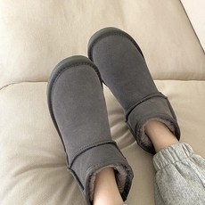 MS 어패럴 리얼 가죽 어그부츠 숏어그