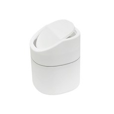 니드코 미니 푸쉬휴지통 2L, 화이트, 1개