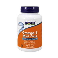 Now Foods 오메가3 미니 젤 180 소프트젤, 180정, 1개