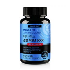 뉴트리디데이 메가 렉스 관절 MSM 2000, 1개, 90g