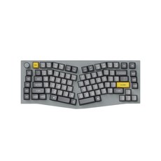 키크론 Frame RGB 핫스왑 커스텀 키보드 청축, Grey, Q10 Knob N2, 인체공학