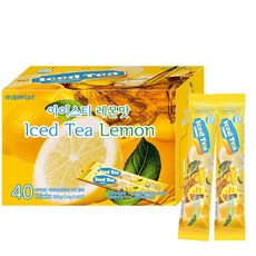 레몬맛 아이스티 분말, 14g, 40개