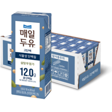 매일유업 매일두유 고단백, 190ml, 24개