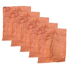 마대자루 5장 수입 포대, 주황 마대자루 대형 67x90 5장, 5개