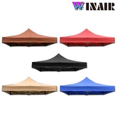 WINAIR 옥스포드 3중 코팅 천막지붕 벨크로타입(프레임 미포함), 2mx2m (프레임 미포함), 베이지