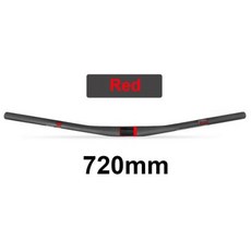Mtb 카본 핸들바 자전거 핸들바 31.8*640/680/700/720mm 매트 블랙 핸들바 산악 자전거 액세서리, 레드-720mm