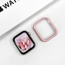 고겟 애플워치 메탈베젤케이스 40mm, 핑크