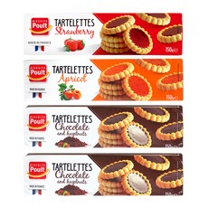 폴트 타르트 딸기 150g + 살구 150g + 초콜릿 앤 헤이즐넛 150g x 2p 세트, 1세트