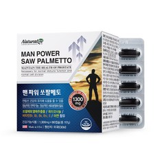 네추럴라이즈 맨 파워 쏘팔메토, 90정, 1개