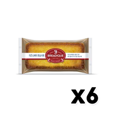 이즈니버터휘낭시에 간식베이커리빵 43g x 6개입, 6개