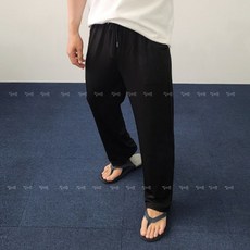 남자 아이스 쿨링 냉장고 와이드 밴딩 팬츠