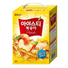 담터 아이스티 복숭아, 14g, 80개입, 1개