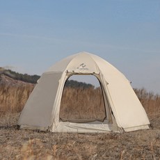카르닉 육각 돔텐트 중형, 아이보리, 3인용