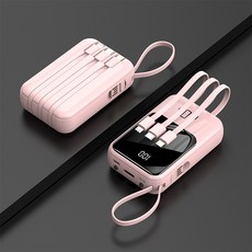 PYHO 보조배터리 대용량 자대선 20000mAh 컴팩트, 핑크20000mAh