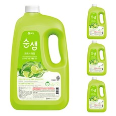 순샘 프레시라임 주방세제, 3L, 4개